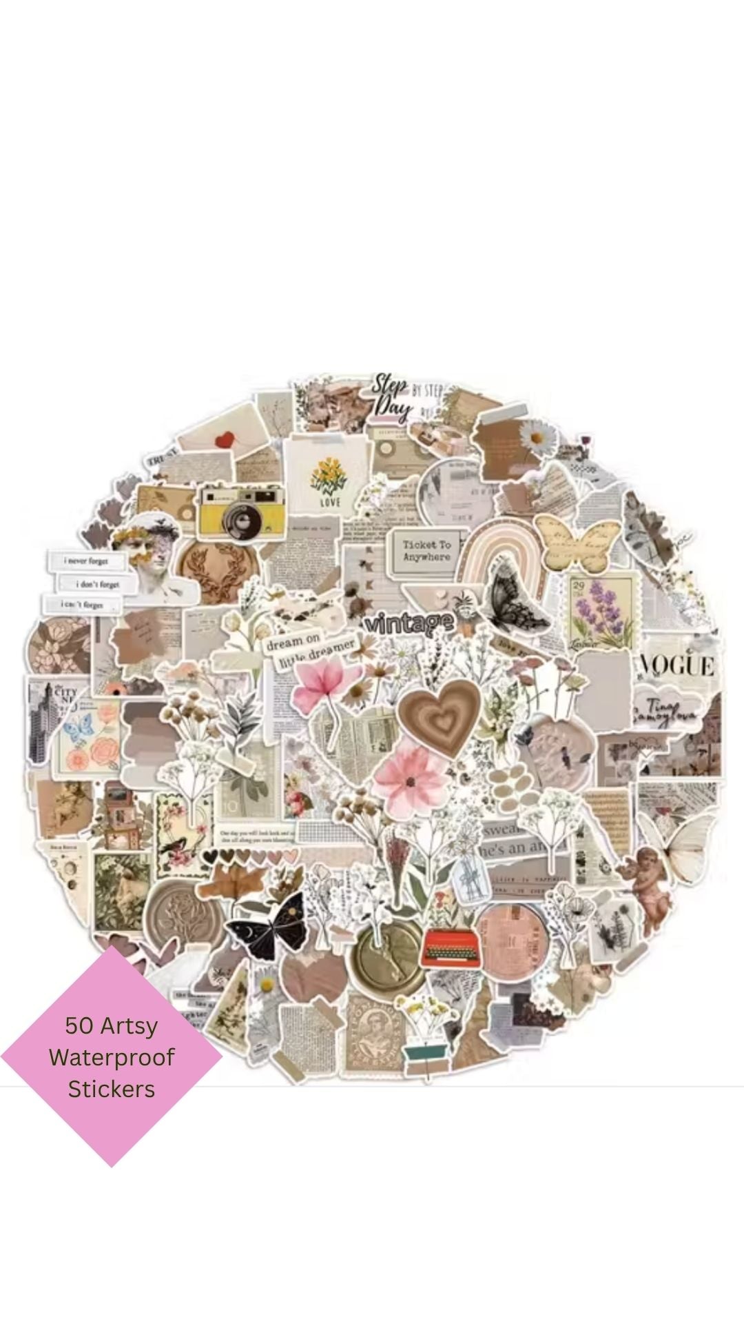 Glow Journal Set | Artsy Journal Book, Glitter Pens & Soft Stickers Combo