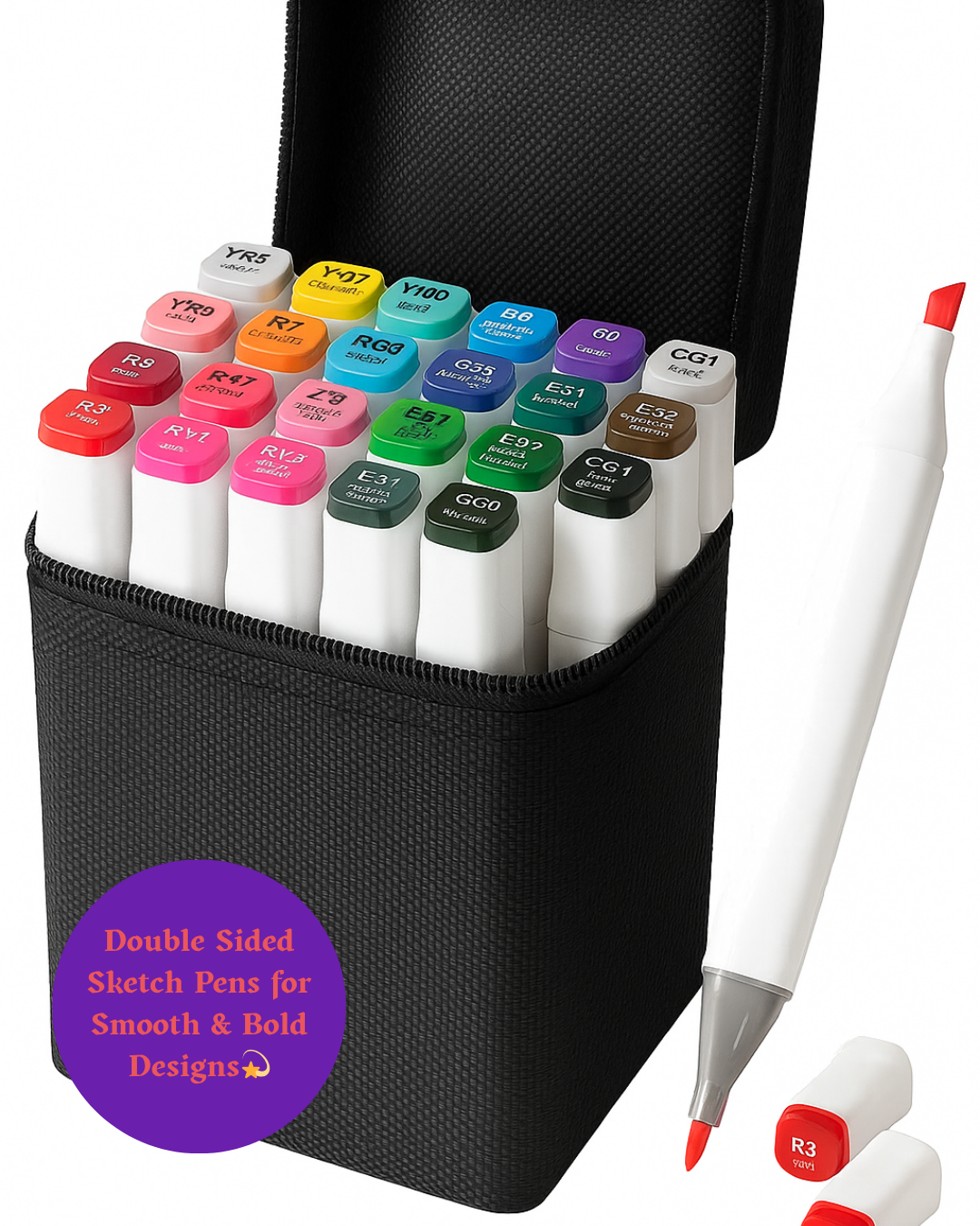 Creative Escape Combo – Adult Coloring Book with Artist Sketch Pens