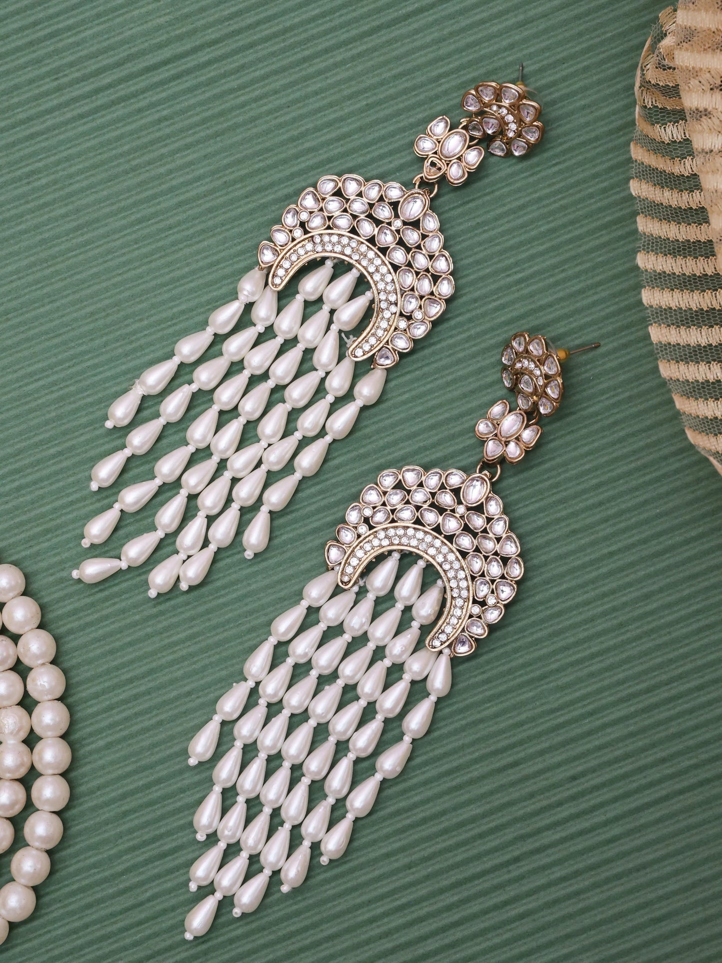 Begum’s Pearl Dome Kashmiri Jhumka