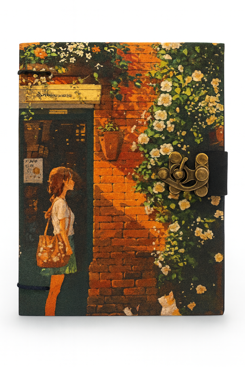 Glow Journal Set | Artsy Journal Book, Glitter Pens & Soft Stickers Combo