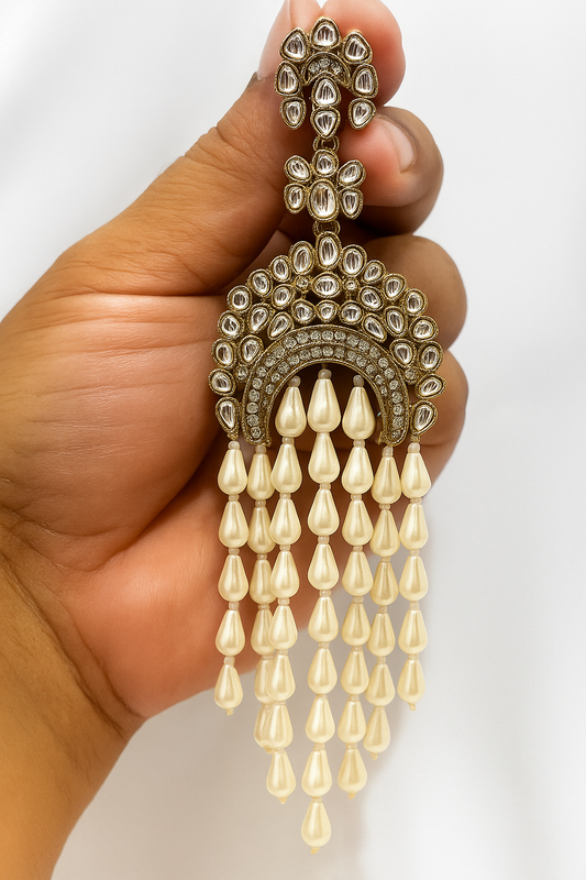 Begum’s Pearl Dome Kashmiri Jhumka