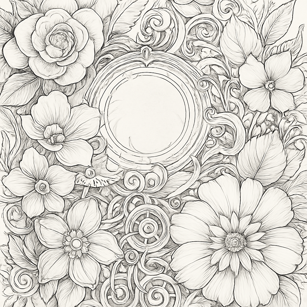 Creative Escape Combo – Adult Coloring Book with Artist Sketch Pens