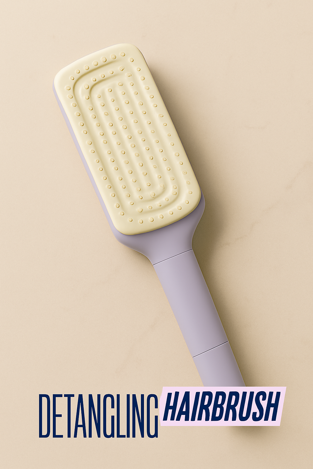 Self-Cleaning Detangling Rotator Massage Comb – Anti-Static & Frizz-Control Brush