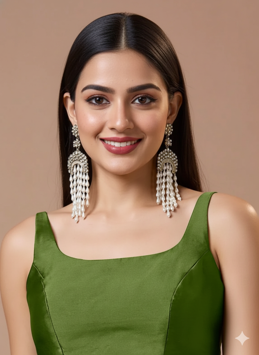 Begum’s Pearl Dome Kashmiri Jhumka