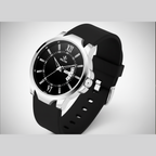 WILTON D-92 Men’s Day-Date Analog Watch – Leather Belt, Steel Back