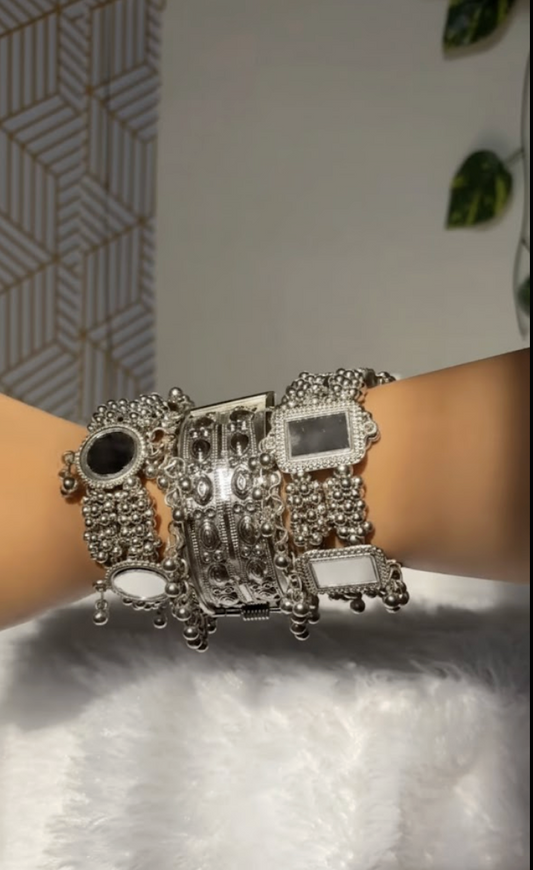 AuraKraft™ Set of 3 Stylish Kada Bangles – For Women & Girls